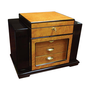 Baccus Large Humidor 200 Ct. Cigar Capacity - Shades of Havana