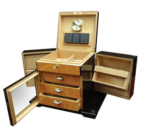 Baccus Large Humidor 200 Ct. Cigar Capacity