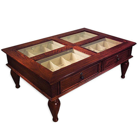 Image of Galicia Coffee Table Humidor Cabinet 400 Cigar Count - Shades of Havana