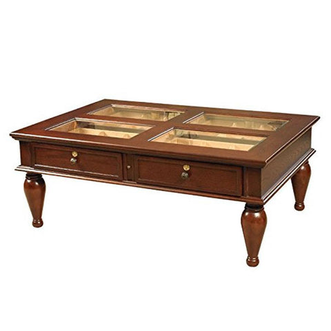 Image of Galicia Coffee Table Humidor Cabinet 400 Cigar Count - Shades of Havana