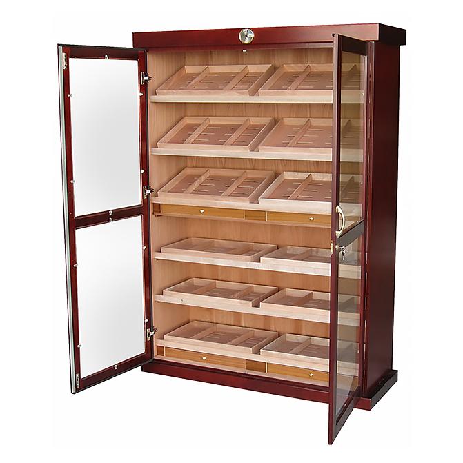 Bermuda 4000 Cigar Count Humidor Cabinet | 24 Humidifiers - Shades of Havana