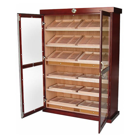 Bermuda 4000 Cigar Count Humidor Cabinet | 24 Humidifiers