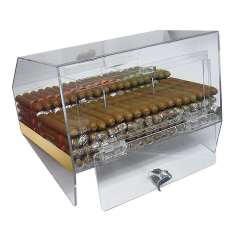 Laurence Acrylic Humidor Cabinet Commercial Display | 75 Cigar Count