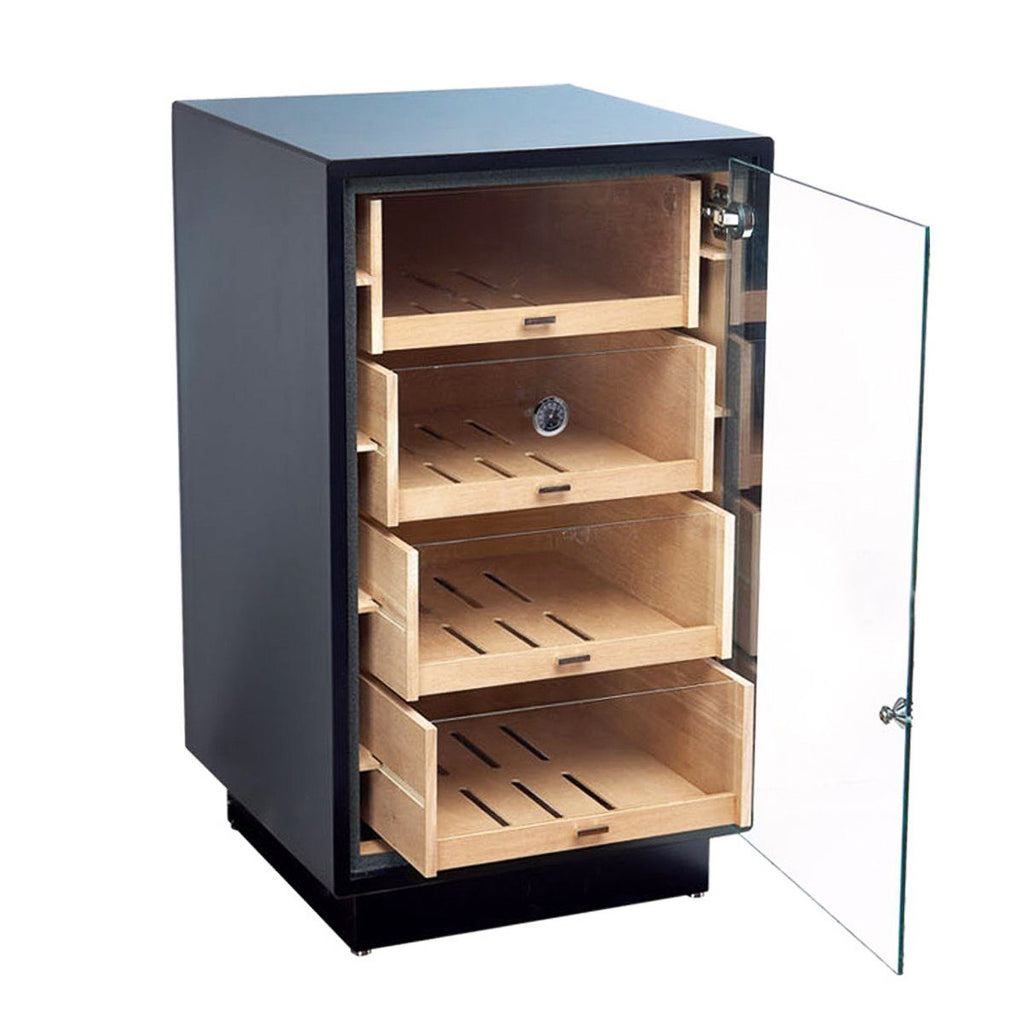 Manchester Humidor Cabinet 250 Cigar Count | Optional Rotating Base - Shades of Havana