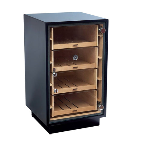 Image of Manchester Humidor Cabinet 250 Cigar Count | Optional Rotating Base - Shades of Havana