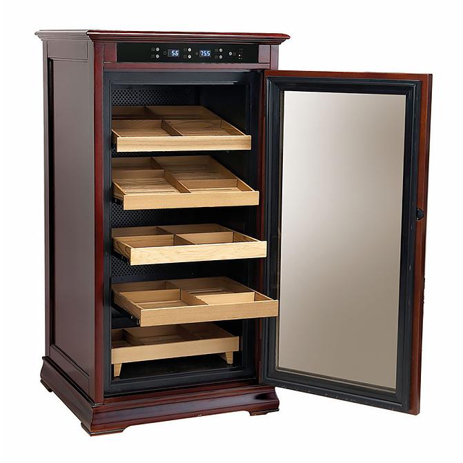 Redford 1250 Cigar Count Electronic Humidor Cabinet | Electric Control - Shades of Havana