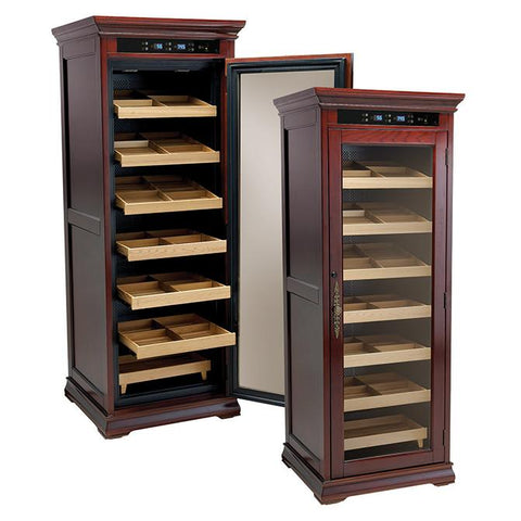 Image of Remington 2000 Cigar Count Electronic Humidor Cabinet | Electric Humidifier - Shades of Havana