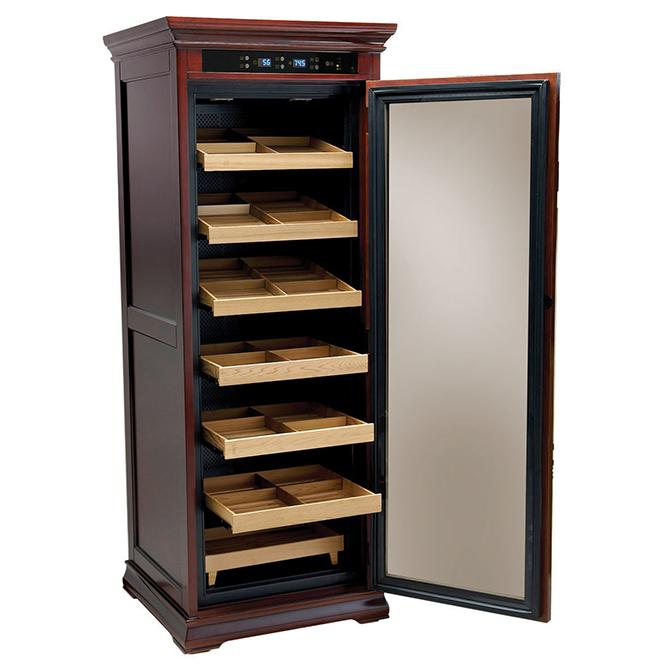 Remington 2000 Cigar Count Electronic Humidor Cabinet | Electric Humidifier - Shades of Havana