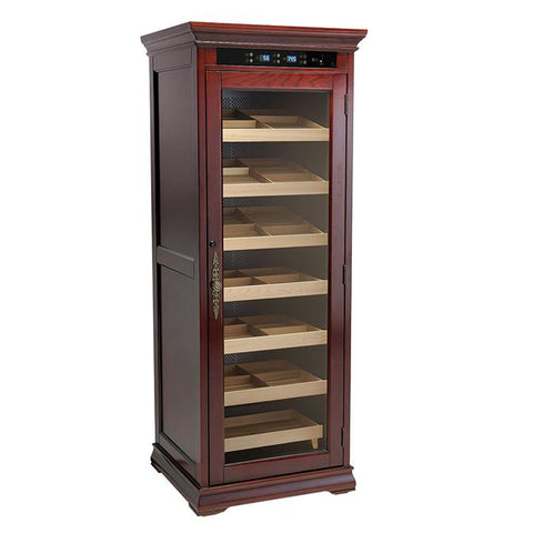 Image of Remington 2000 Cigar Count Electronic Humidor Cabinet | Electric Humidifier - Shades of Havana