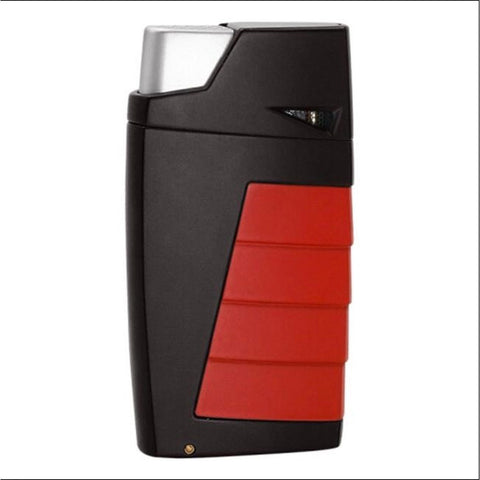 Tonino Lamborghini Dual Jet Torch Flame Lighter | Red & Black