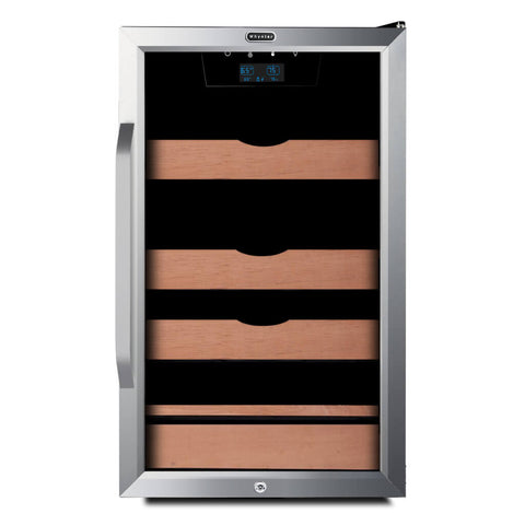 Image of Whynter 421HC Cigar Cabinet Humidor Cooler with Humidity Temperature Control and Spanish Cedar Shelves - 4.2 Cu.Ft.