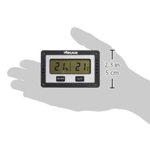 Xikar PuroTemp Rectangle Digital Hygrometer