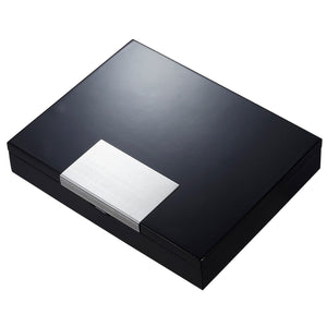 Barclay Travel Humidor Matte Black 10 Cigar Count - Shades of Havana