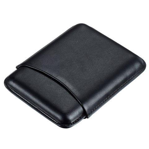 Carmora Black Leather 5 Cigar Case
