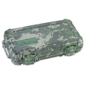 Cigar Caddy 5 Stick Travel Humidor - Forest Camouflage - Shades of Havana