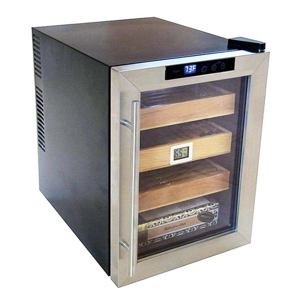 Clevelander Electronic Humidor Cabinet 250 Cigar Count | Electric Humidifier - Shades of Havana