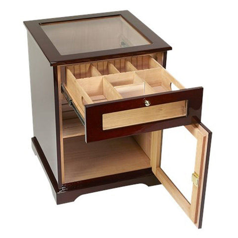 Galleria End Table Humidor Cabinet 600 Cigar Count