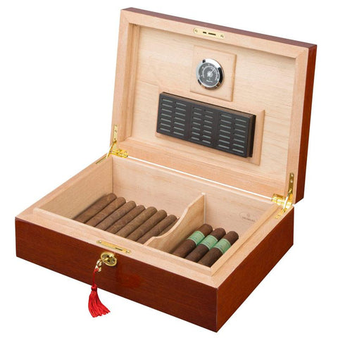 Laquered Finish 80 Cigar Count Humidor