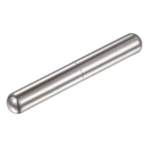 Delta Satin Finish Stainless Steel 1 Cigar Tube Case