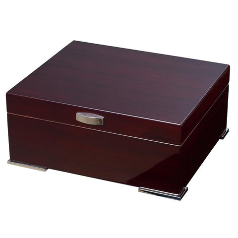 Xander Humidor Kit with Case and Cutter | Burgundy Wood