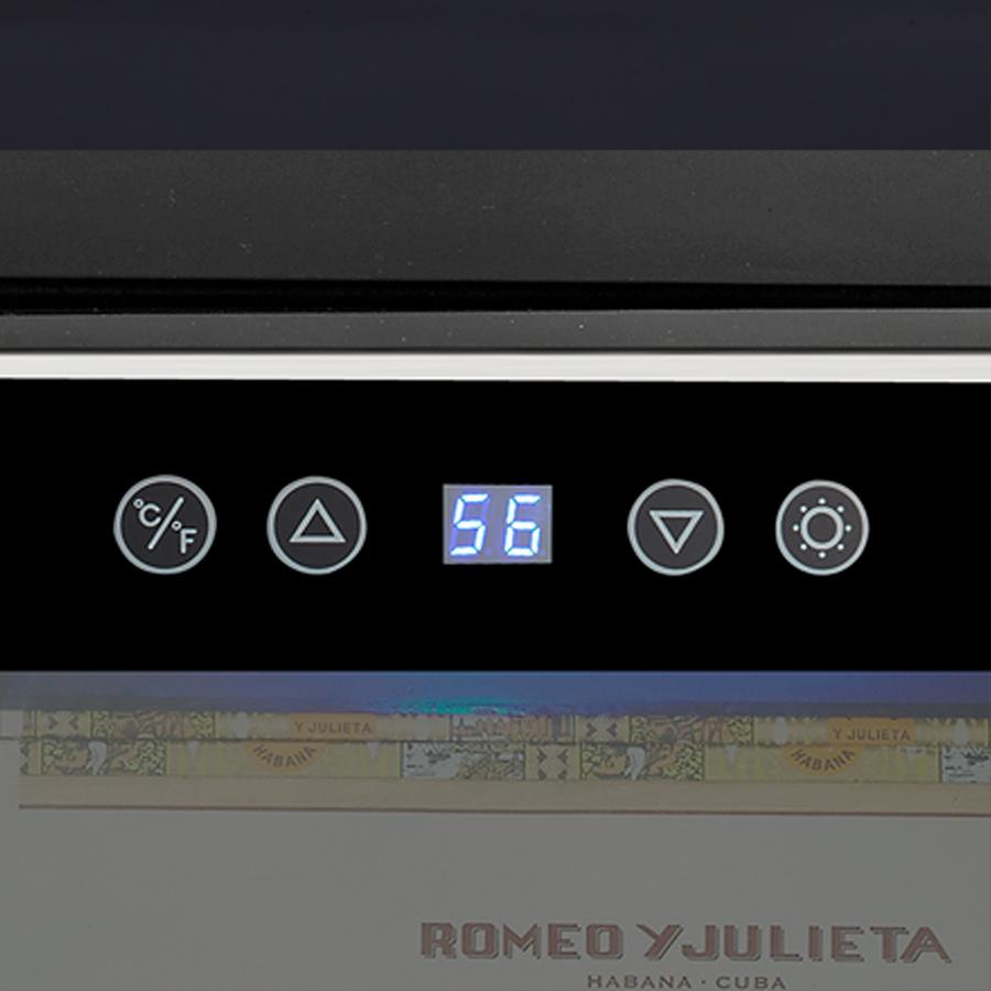 Whynter Elite Touch Control Stainless 1.2 cu.ft. Cigar Cooler Humidor - CHC-122BD - Shades of Havana