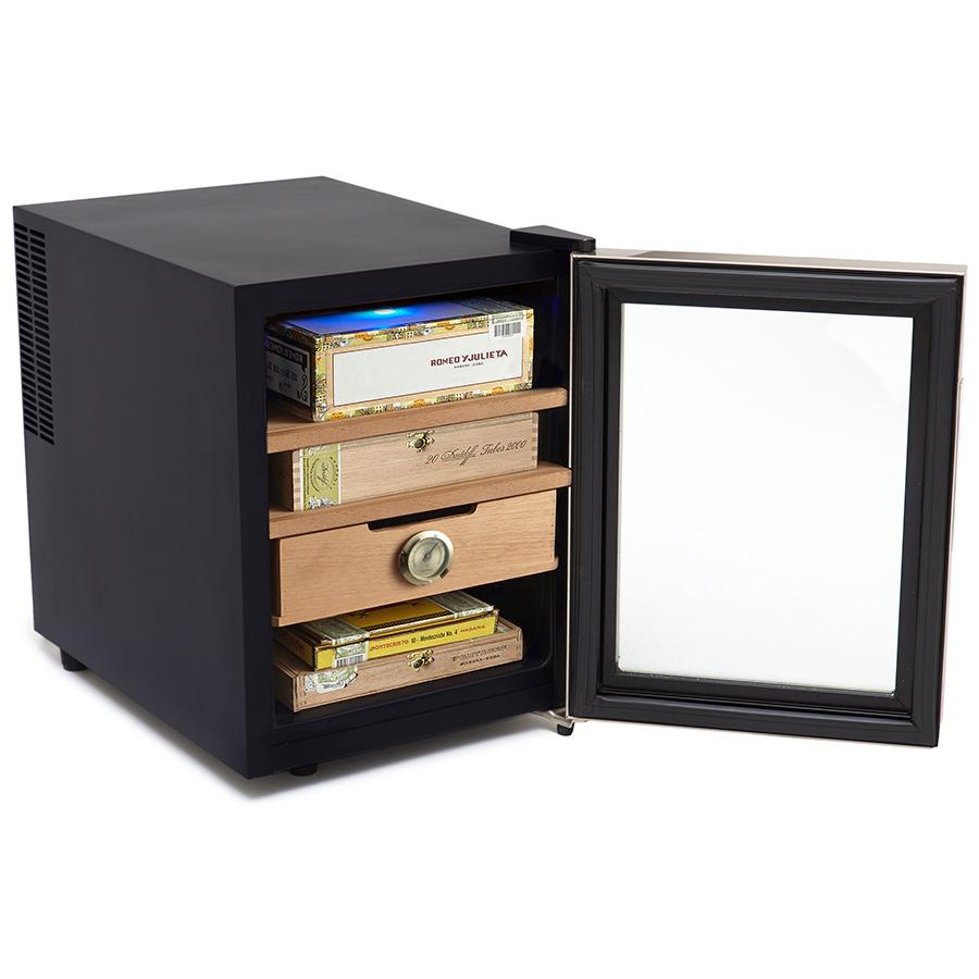 Whynter Stainless Steel 1.2 cu. ft. Cigar Cooler Humidor 250 Cigars - CHC-120S - Shades of Havana