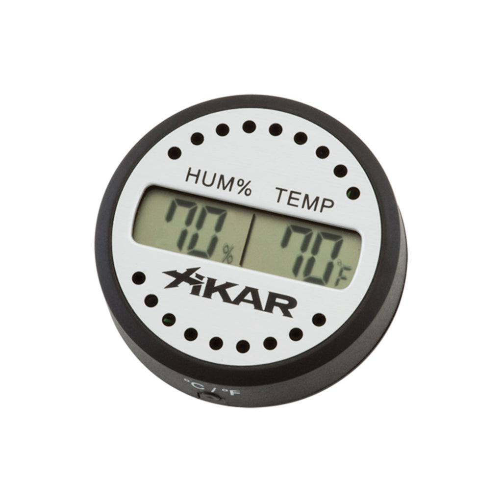 Xikar Round Digital Hygrometer