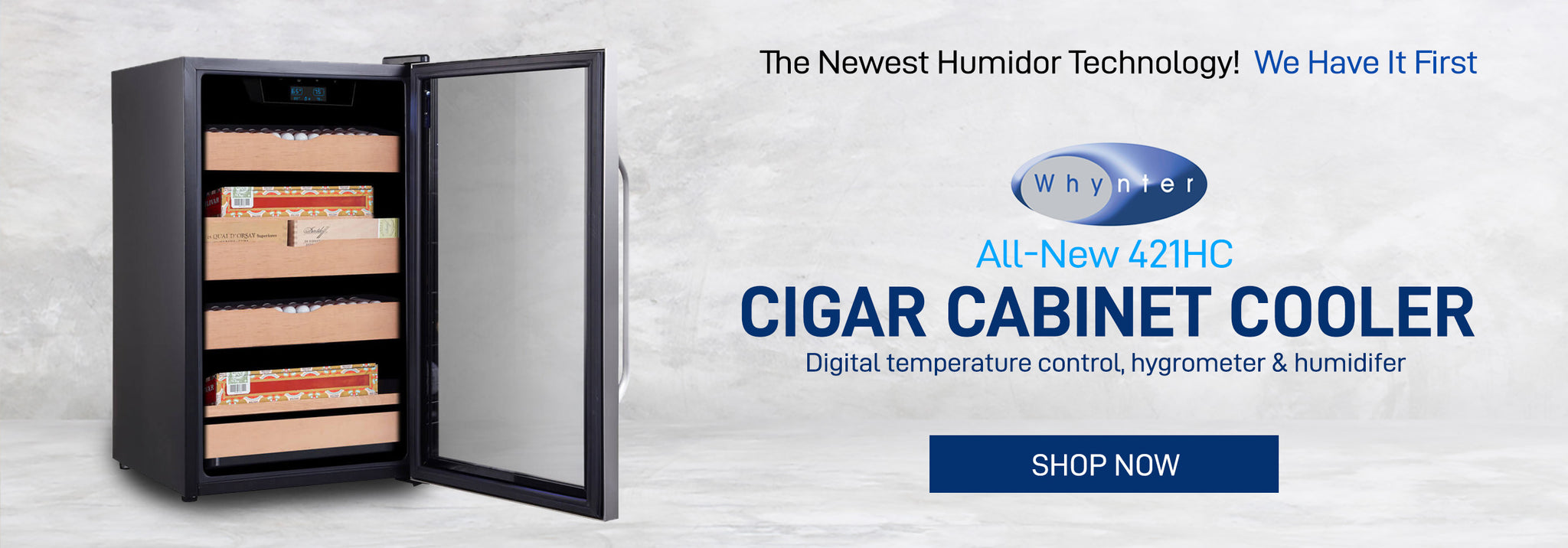 DS Amazing Digital Cigar Humidor Hygrometer Thermometer Temperature Round  Black Gauge New