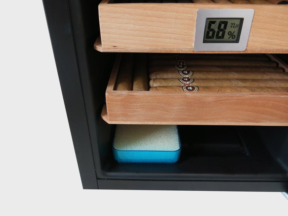 Clevelander Electronic Humidor Cabinet 250 Cigar Count | Electric Humidifier - Shades of Havana