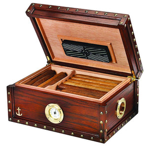 Maiden Voyage Antique Humidor Supreme 100 Cigar Count - Shades of Havana