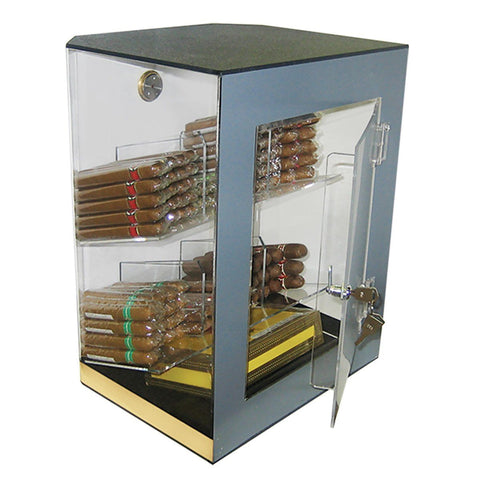 Image of Franklin Acrylic Humidor Cabinet | Commercial Humidor - Shades of Havana