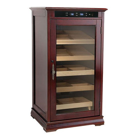 Image of Redford 1250 Cigar Count Electronic Humidor Cabinet | Electric Control - Shades of Havana