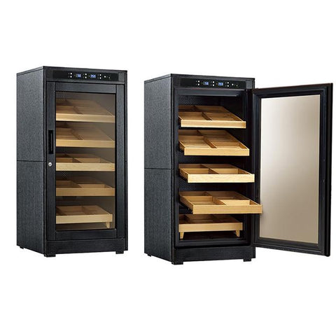 Image of Redford Lite 1250 Cigar Count Electronic Humidor Cabinet | Electric Humidifier - Shades of Havana
