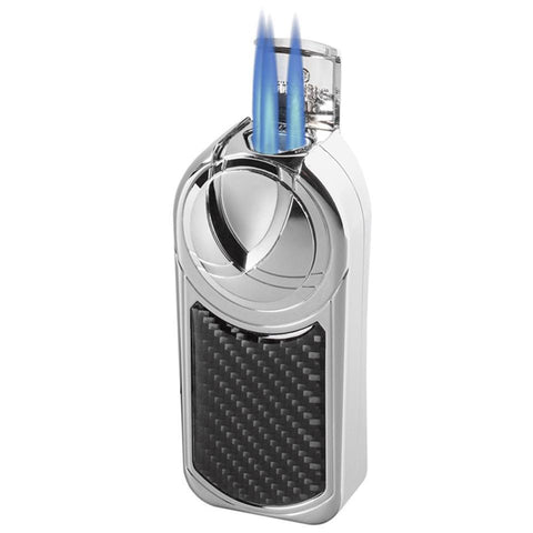 Dobrev V5 Torch Flame Table Cigar Lighter | Carbon Fiber