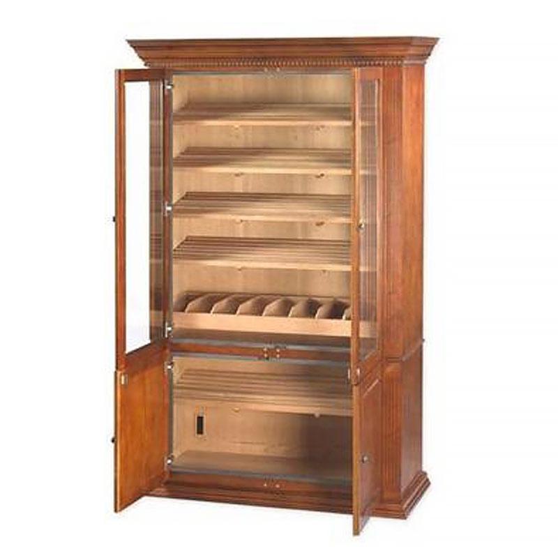 Burbank Deluxe Cabinet Humidor 5000 Cigar Count - Shades of Havana