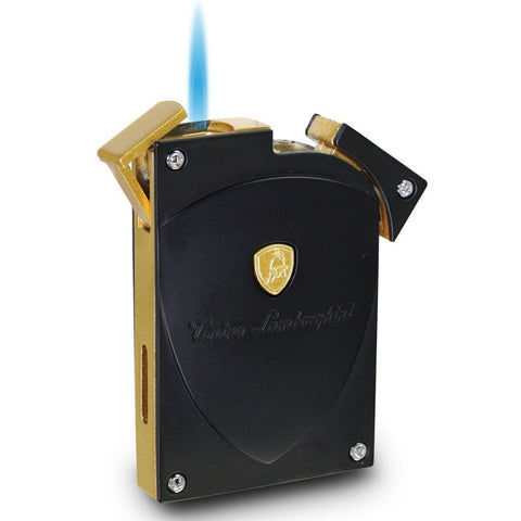 Image of Lynx - Black With Accent Torch Flame Lighter - Tonino Lamborghini - Shades of Havana