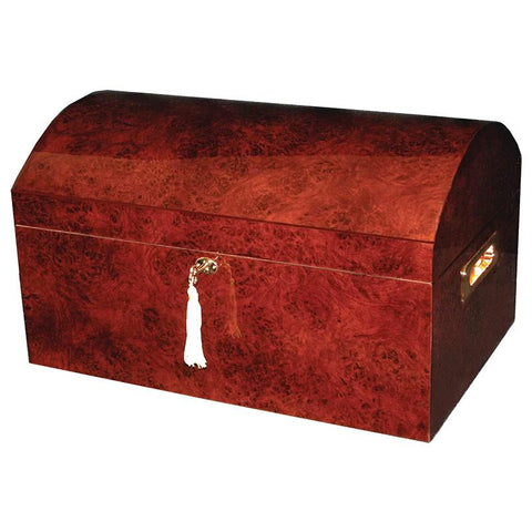Image of Treasure Dome Humidor Chest 250 Cigar Count - Shades of Havana
