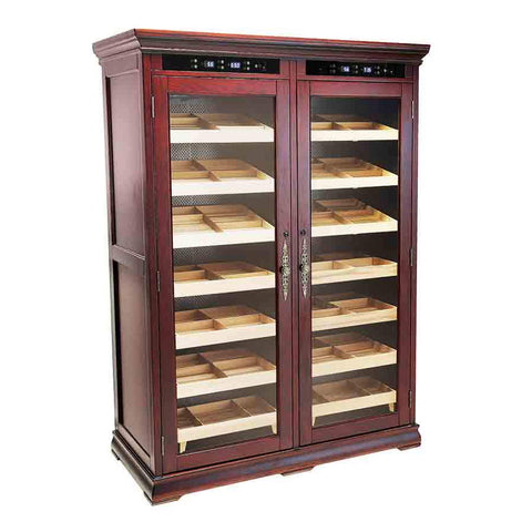 Image of Reagan 4000 Cigar Electronic Humidor Cabinet | Electric Controls - Shades of Havana