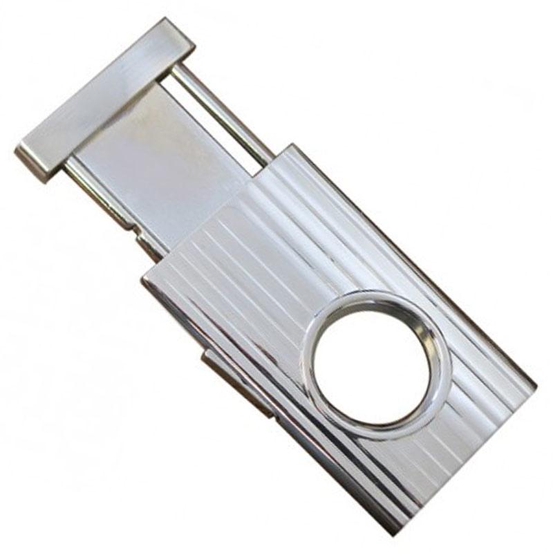 Silver Retractable Guillotine Cigar Cutter- 58 Ring Gauge - Shades of Havana