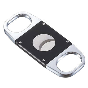 Toshi Double Guillotine Cigar Cutter 56 Ring Gauge | Black - Shades of Havana