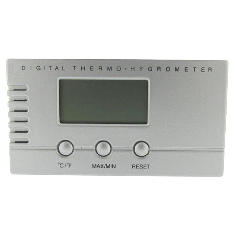 Image of Visol Silver Digital Hygrometer for Cigar Humidors - Shades of Havana