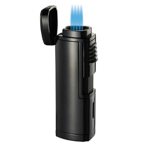 Image of Visol Pyrgos Quad Flame Torch Lighter - Shades of Havana