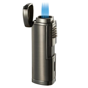 Visol Pyrgos Quad Flame Torch Lighter - Shades of Havana