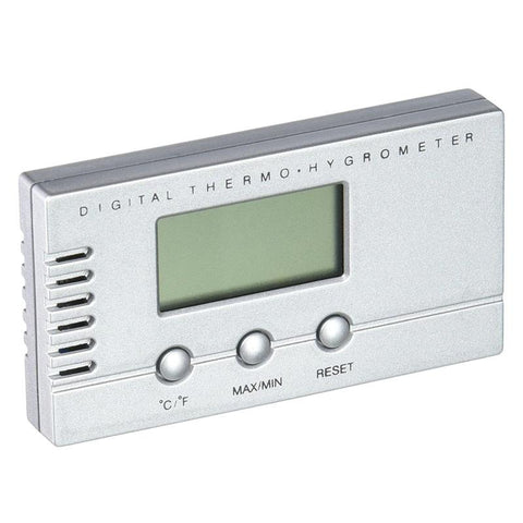 Image of Visol Silver Digital Hygrometer for Cigar Humidors - Shades of Havana