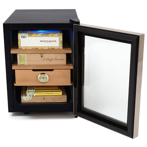 Image of Whynter Elite Touch Control Stainless 1.2 cu.ft. Cigar Cooler Humidor - CHC-122BD - Shades of Havana