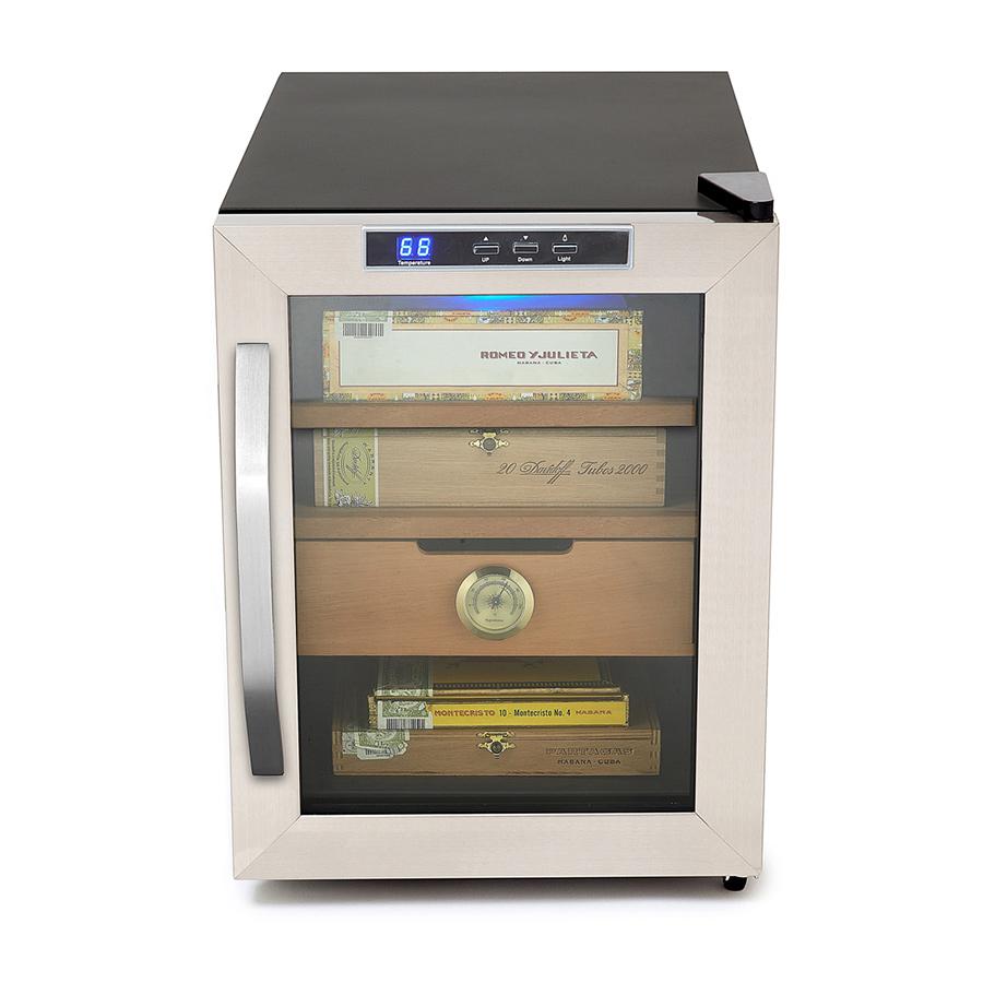 Whynter Stainless Steel 1.2 cu. ft. Cigar Cooler Humidor 250 Cigars - CHC-120S - Shades of Havana